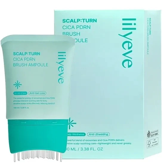 Anúncio: Tratamento Capilar Lilyeve Scalp:Turn Cica PDRN Brush Ampoule 100ML
